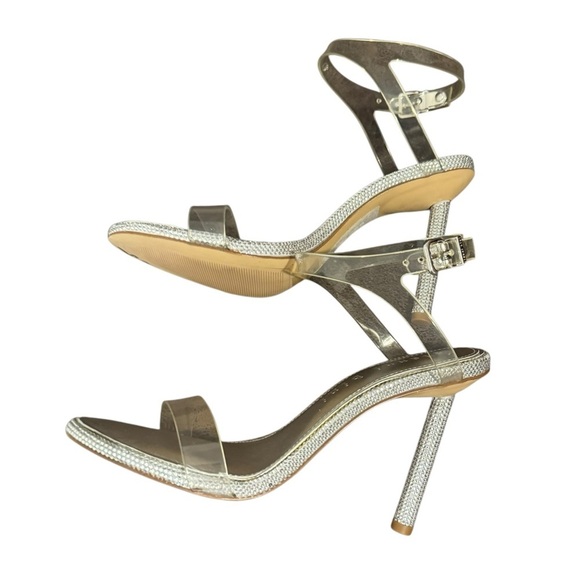 Gianni Bini Karina Bling Clear Strappy Heels Women's size 7.5 - Picture 10 of 11